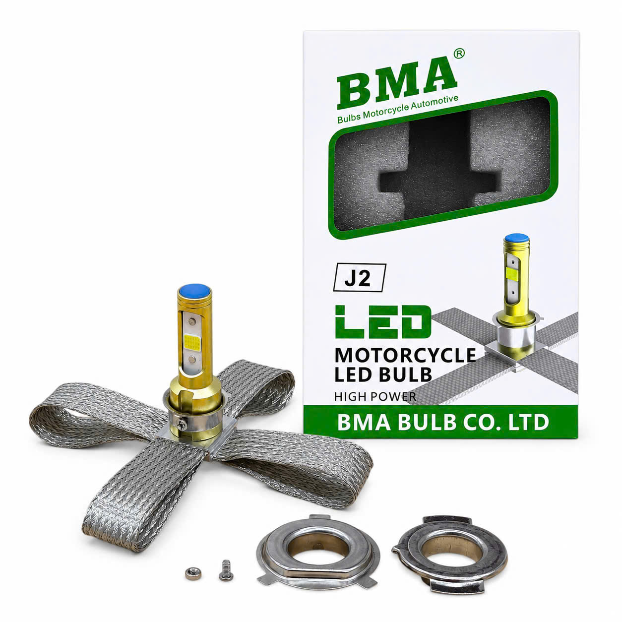 BÓNG LED ĐUÔI CÔNG TẢN NHIỆT BMA - J2 (T19) 12V/35W 